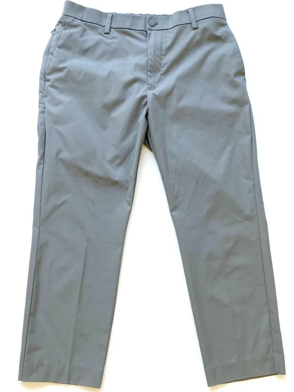 Banana Republic 36x29 Commuter Flex Pants Gray Travel Stretch Water Repellent